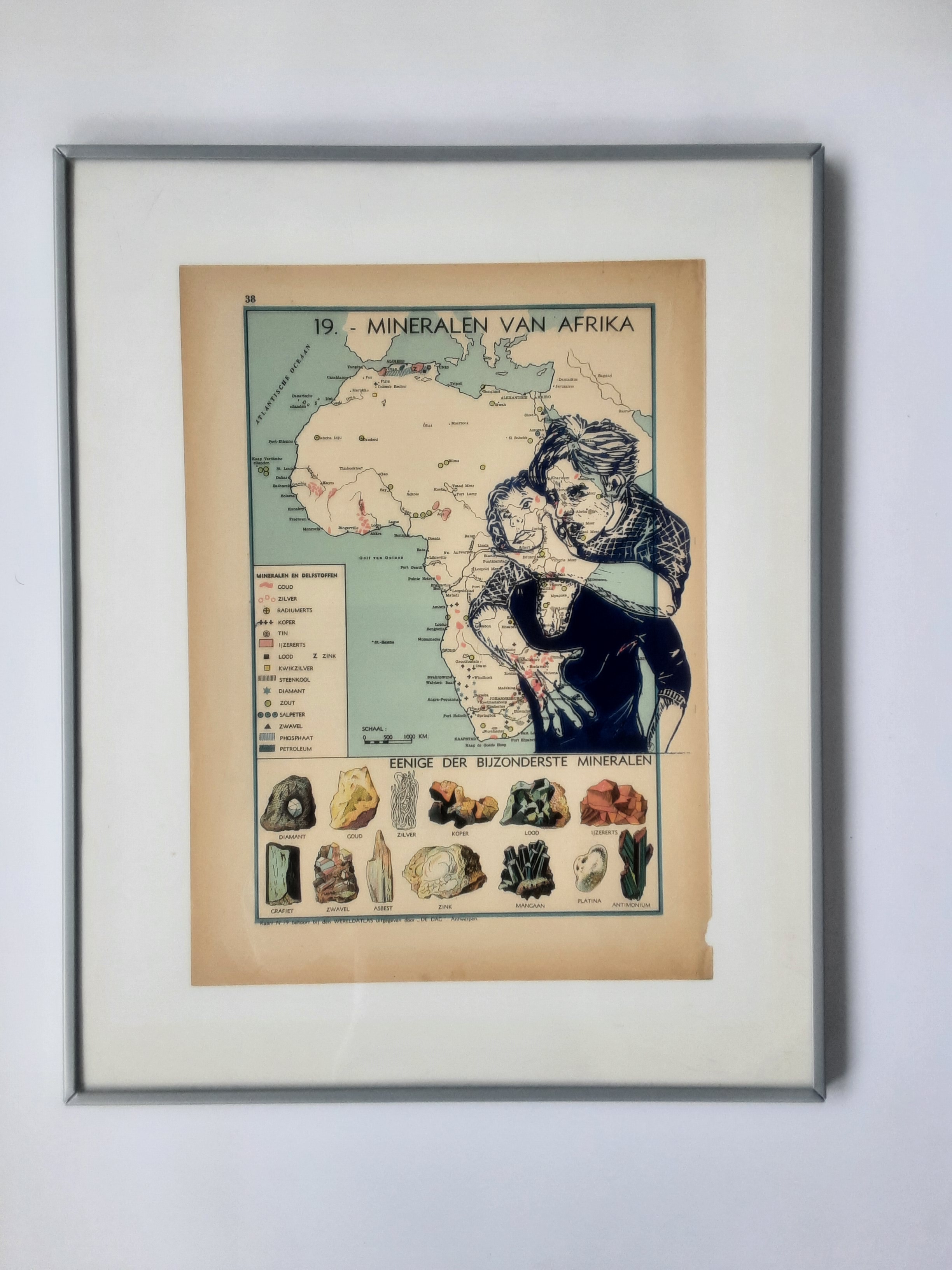 Echos van extractie Linodesign linoprint recycled materials