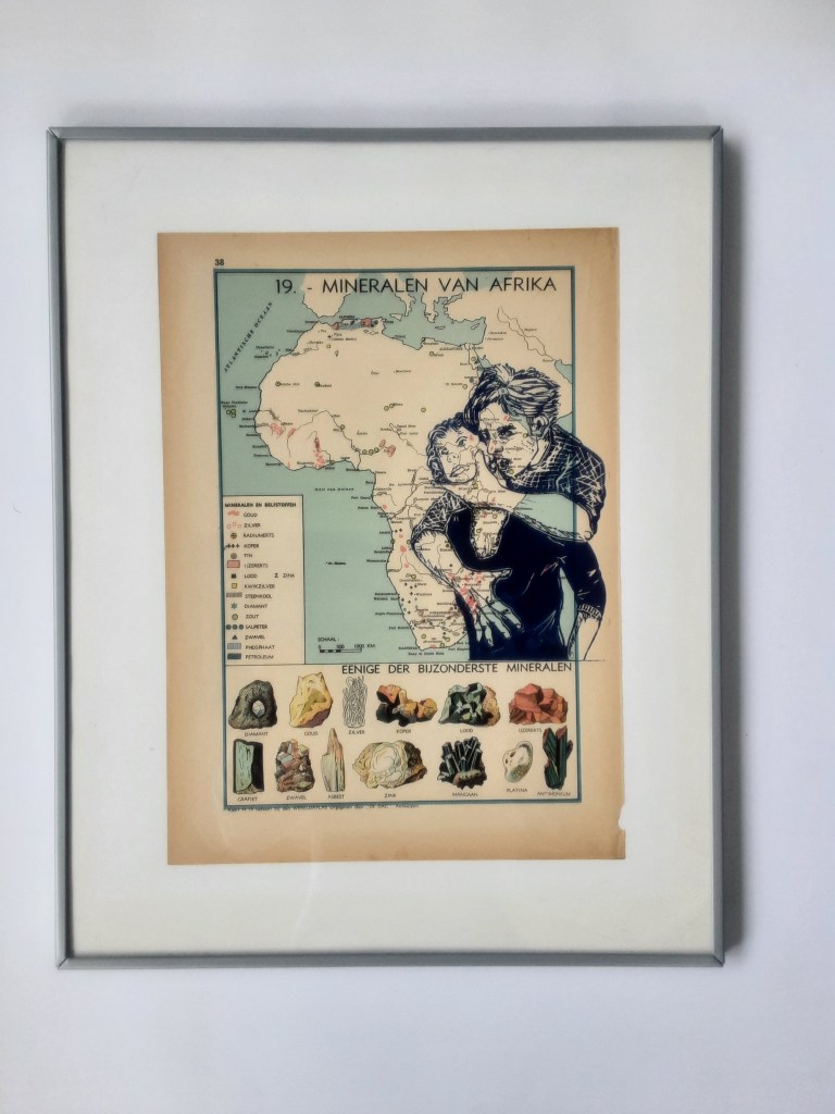 Echos van extractie Linodesign linoprint recycled materials