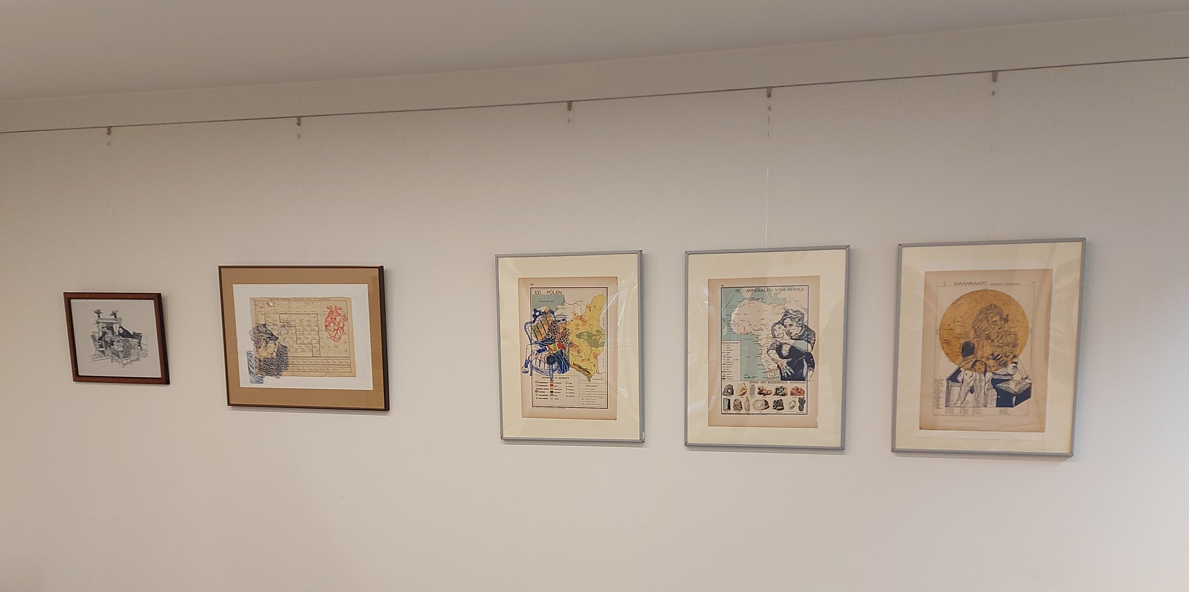 Linodesign linoprint recycled materials