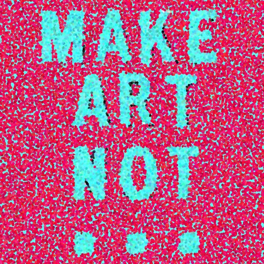 exposition Make art not ... Evelien Verschroeven Linodesign