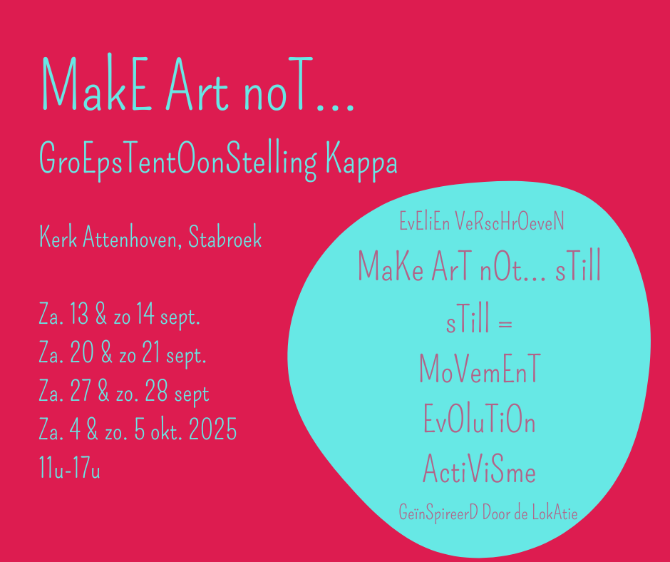 exposition tentoonstelling Evelien Verschroeven Linodesign Art Kunst