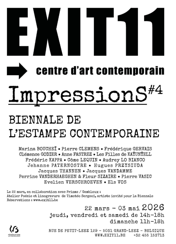 EXIT11 expositie Gallerij Estampe Modern BIennale Imressions#4